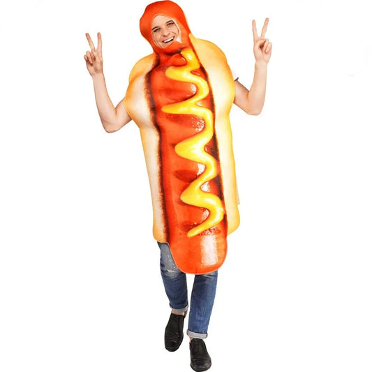 Costume de hot-dog adulte drôle
