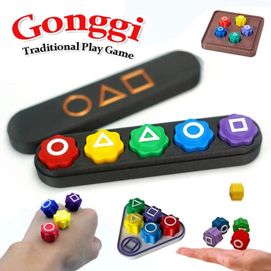 Jeu Gonggi Squid Game | Le Défi Addictif à Emporter Partout !