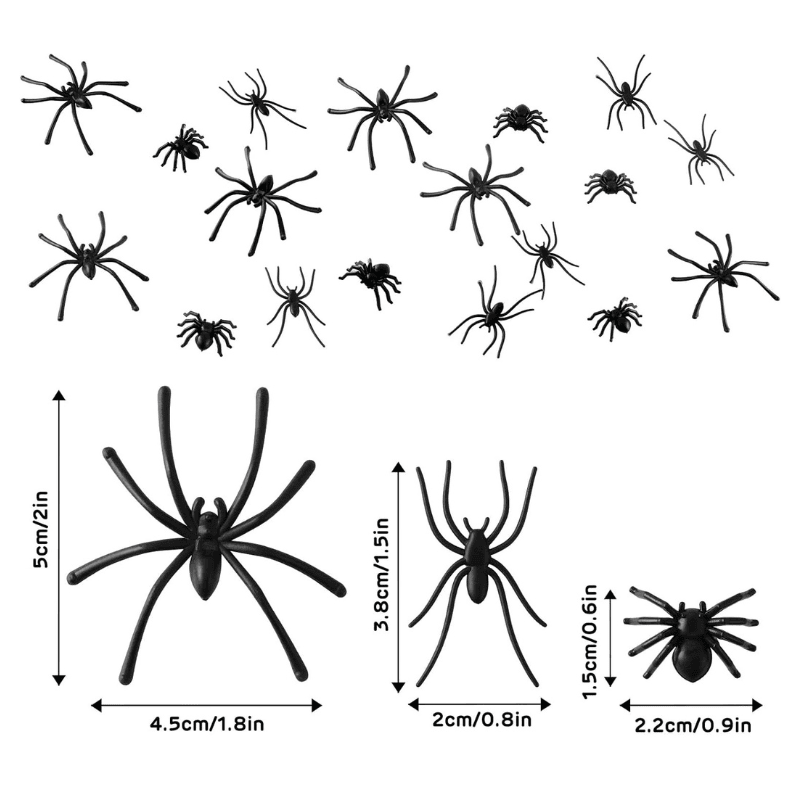 araignée plastique réaliste