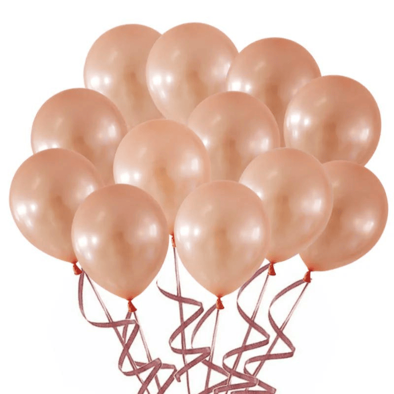 ballon rose doré