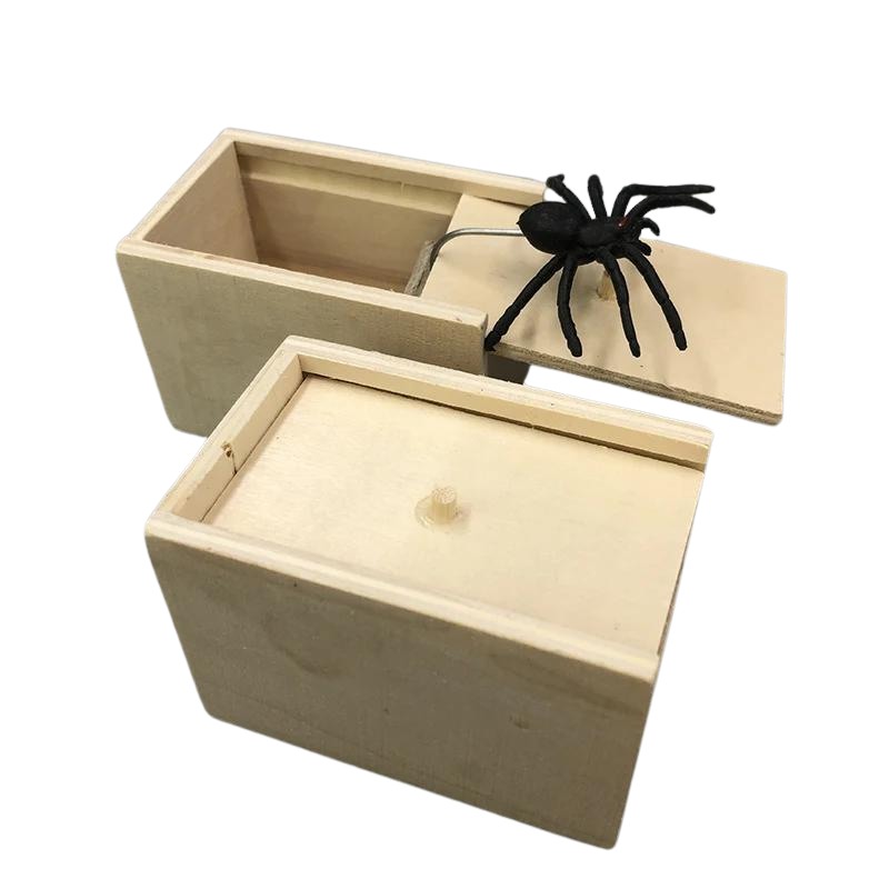 boîte cadeau piégée