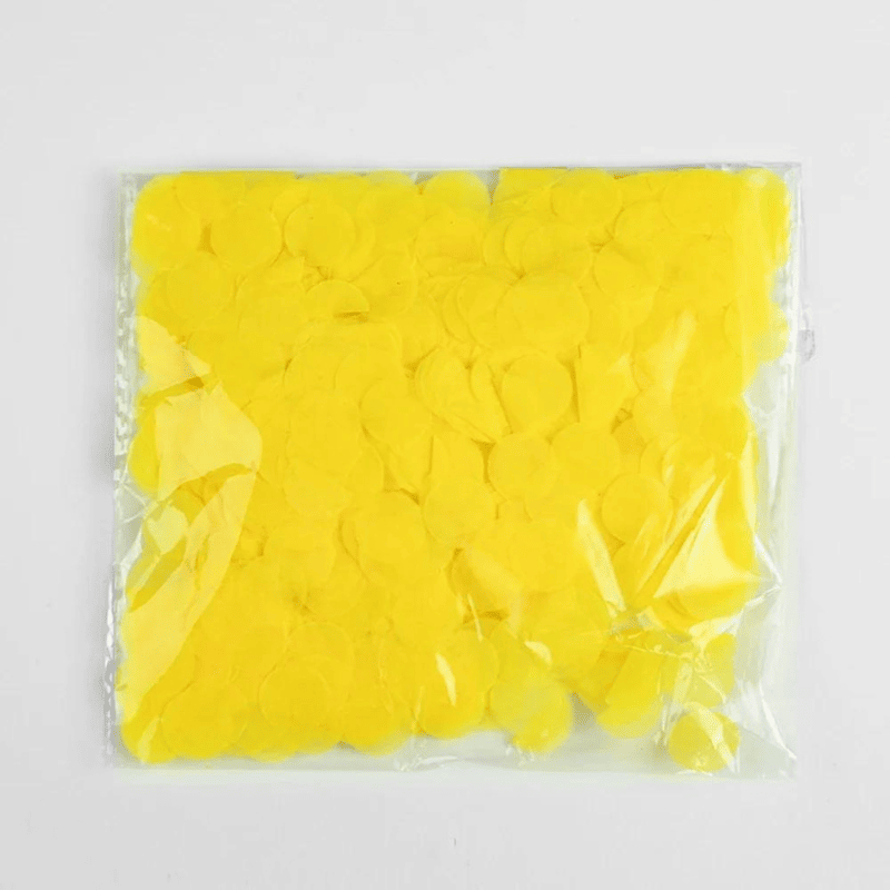 confettis jaunes