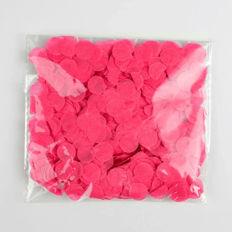 confettis roses