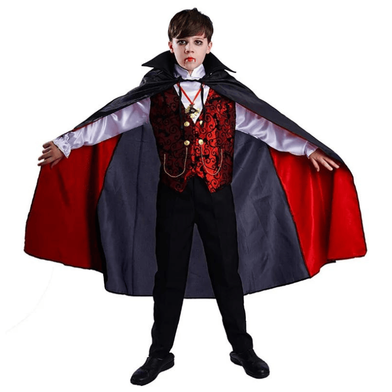 deguisement de vampire ados 13 ans avec longue cape