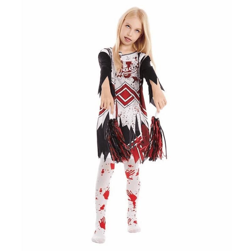 déguisement halloween zombie pompom girls femme