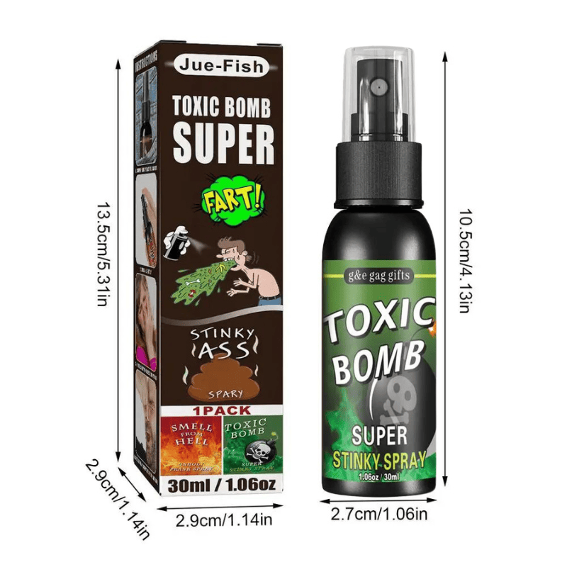 farce et attrape spray puant