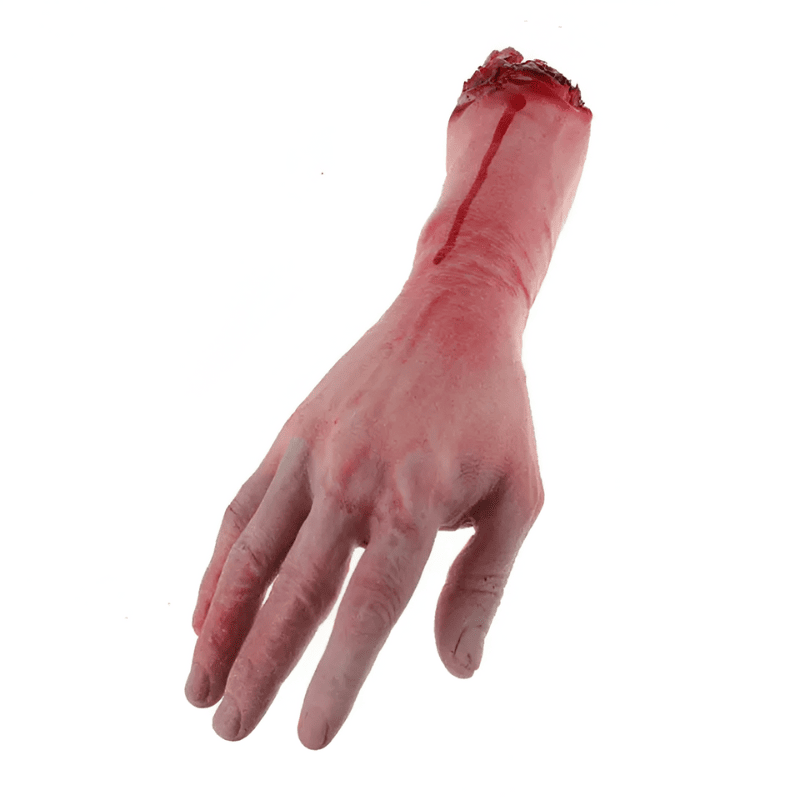 fausse main coupée halloween réaliste