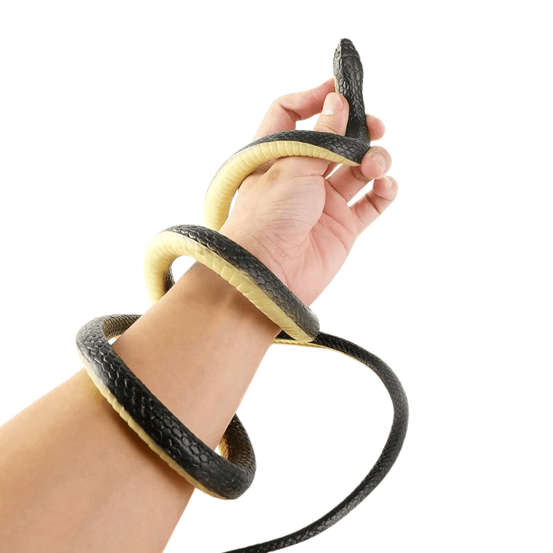 géant serpent en caoutchouc