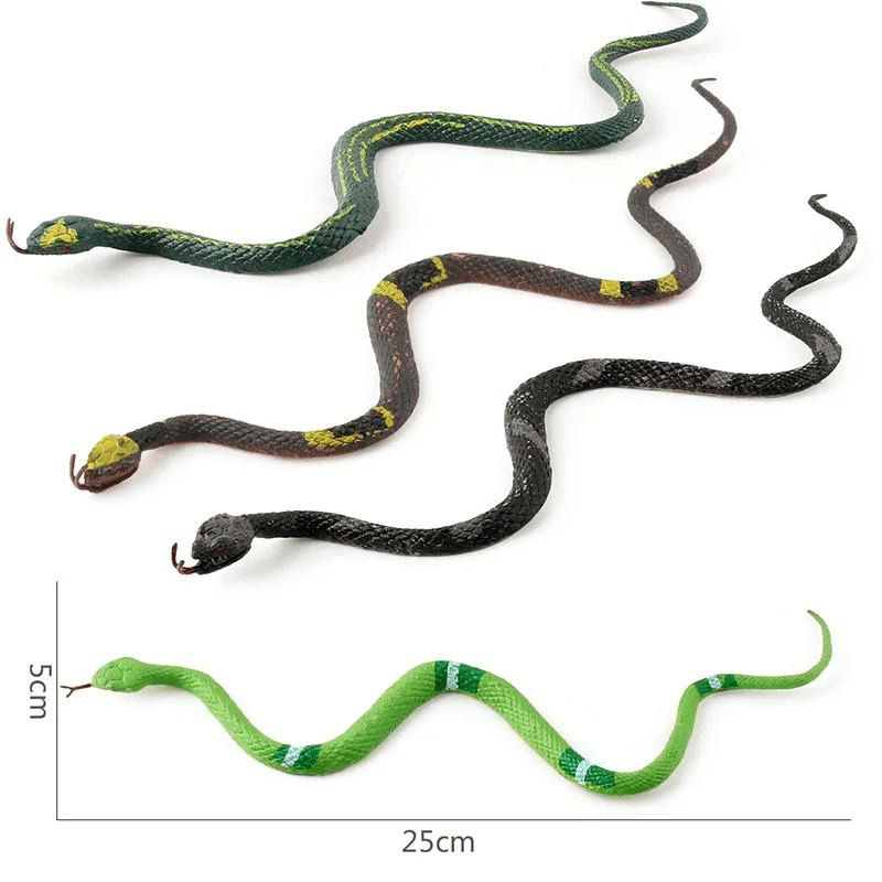 serpent corail caoutchouc