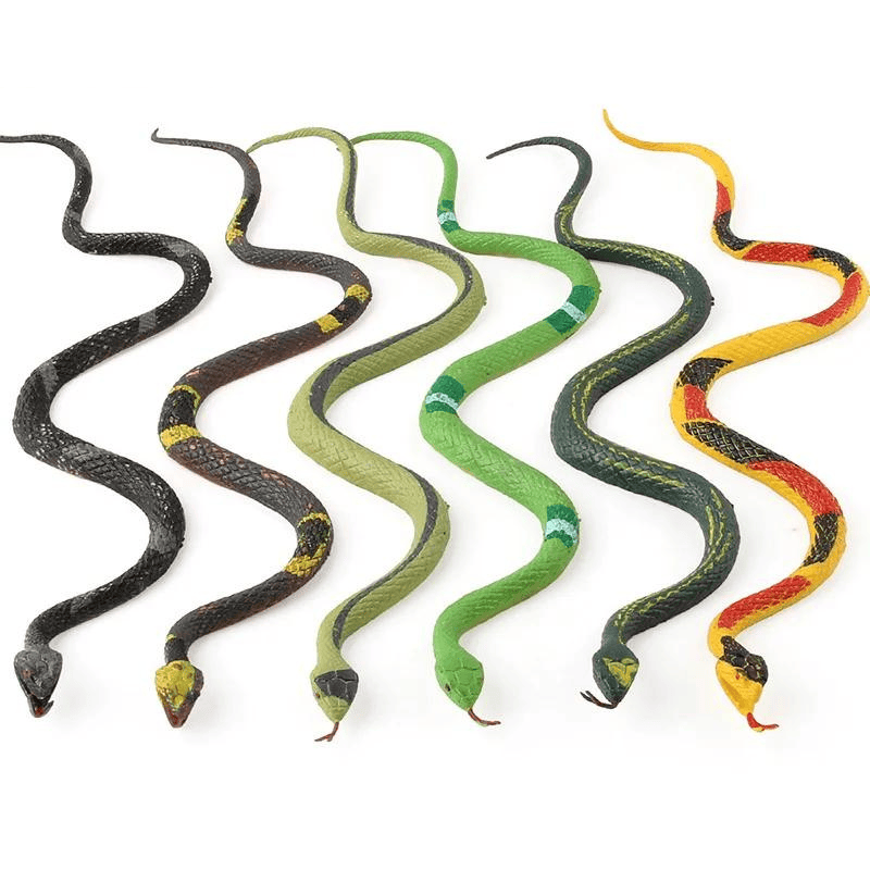 serpent corail en plastique