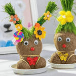 Tête à Pousser (Version Gazon ou Fleurs) | Le Pot de Plante Le Plus Fun du Bureau ! - Vignette | Farce &amp; Attrape